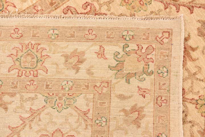 5' x 9' 6 Hand Knotted Peshawar Ziegler Runner Rug