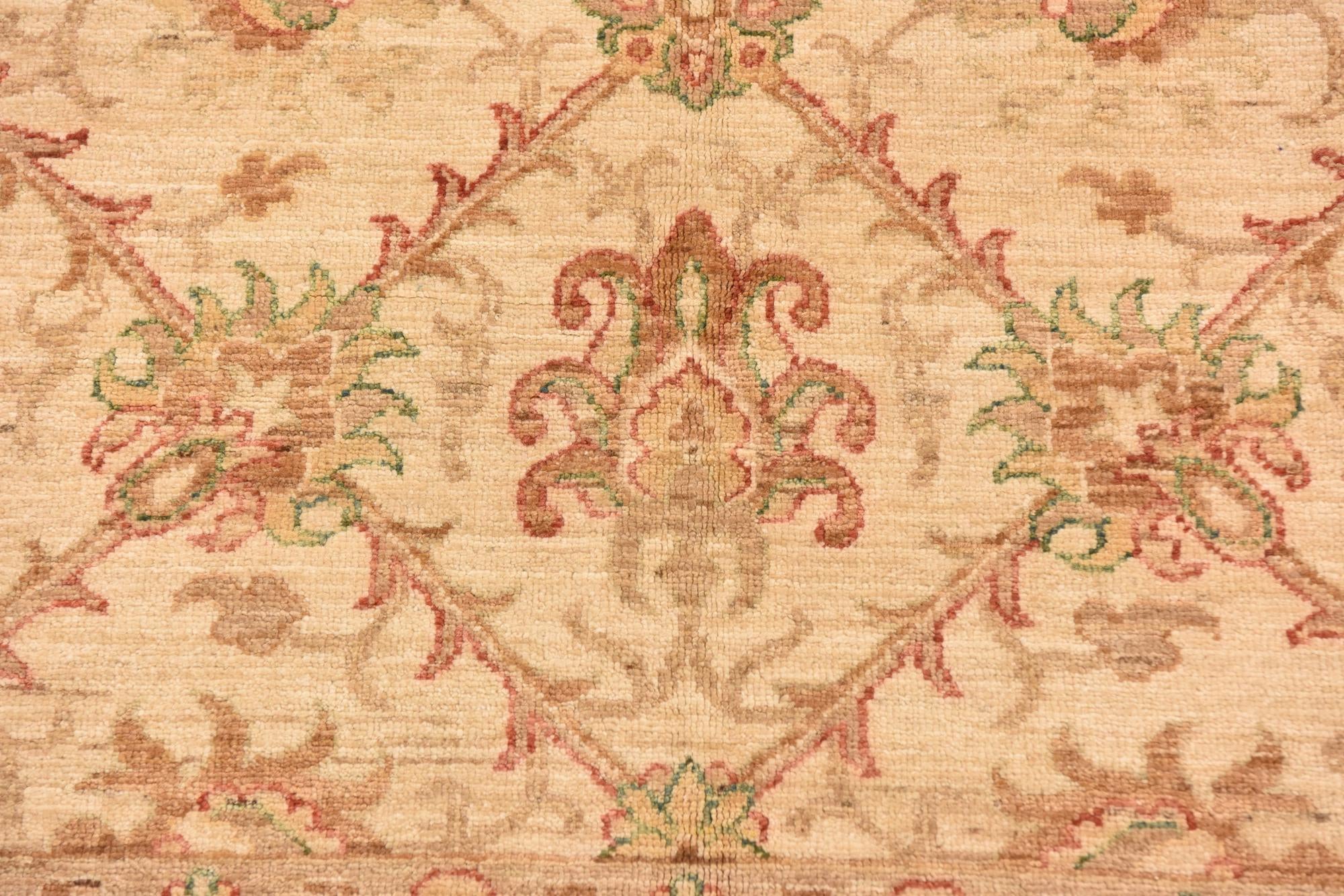 5' x 9' 6 Hand Knotted Peshawar Ziegler Runner Rug