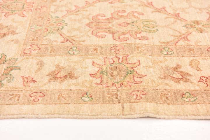 5' x 9' 6 Hand Knotted Peshawar Ziegler Runner Rug