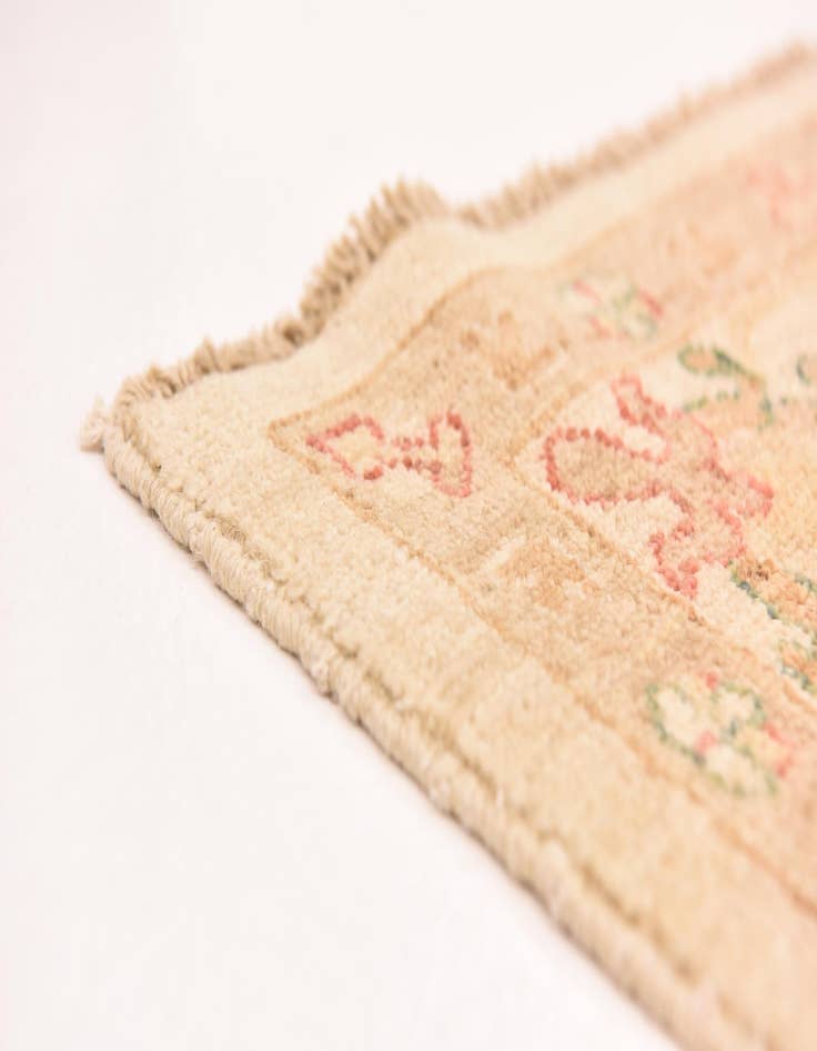 Detail image of 5' x 9' 6  Hand Knotted Peshawar Ziegler Runner Rug