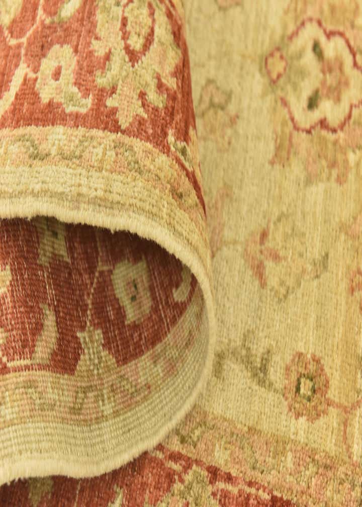 2' 9 x 9' 9 Hand Knotted Peshawar Ziegler Runner Rug