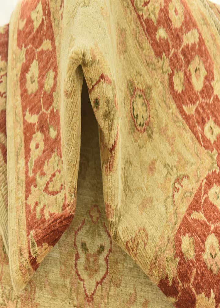 2' 9 x 9' 9 Hand Knotted Peshawar Ziegler Runner Rug