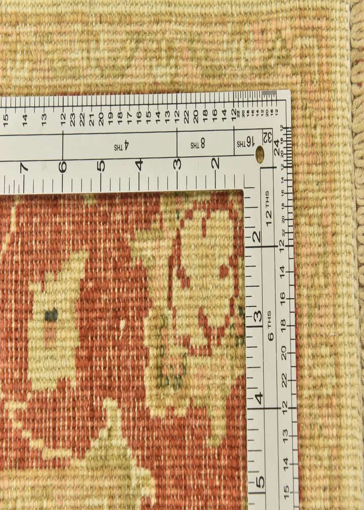 2' 9 x 9' 9 Hand Knotted Peshawar Ziegler Runner Rug