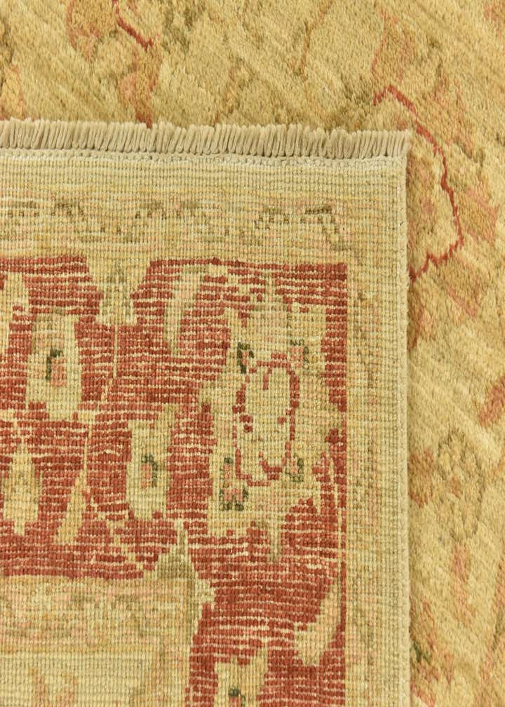 2' 9 x 9' 9 Hand Knotted Peshawar Ziegler Runner Rug