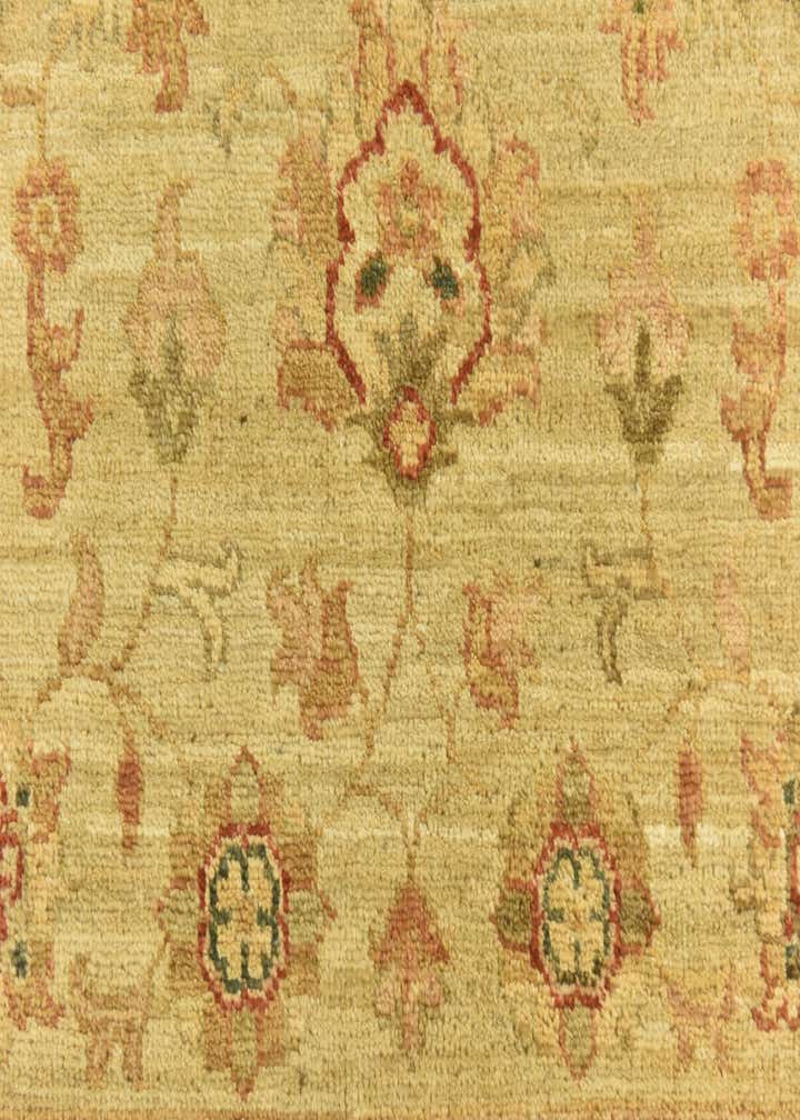 2' 9 x 9' 9 Hand Knotted Peshawar Ziegler Runner Rug