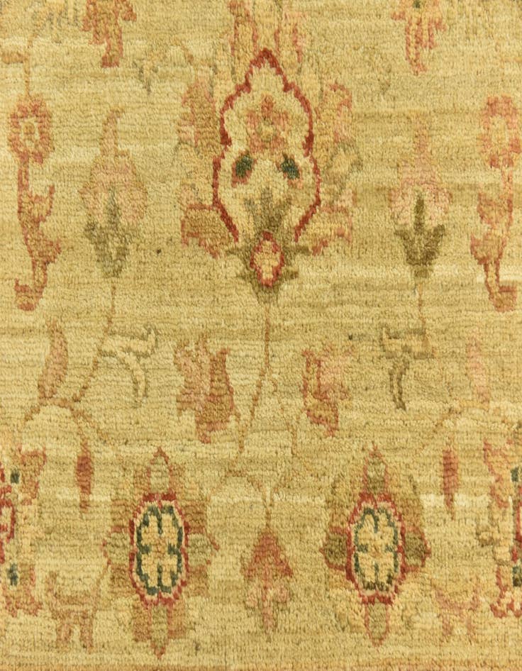 Detail image of 2' 9 x 9' 9 Hand Knotted Peshawar Ziegler Runner Rug