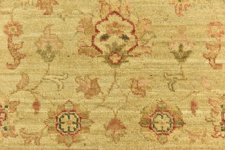 Detail image of 2' 9 x 9' 9 Hand Knotted Peshawar Ziegler Runner Rug