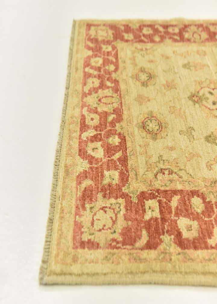 2' 9 x 9' 9 Hand Knotted Peshawar Ziegler Runner Rug