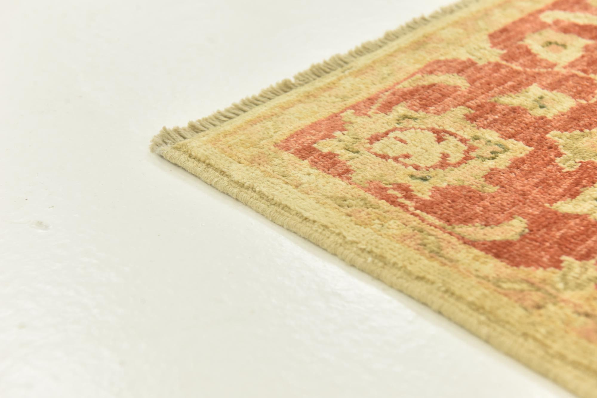 2' 9 x 9' 9 Hand Knotted Peshawar Ziegler Runner Rug