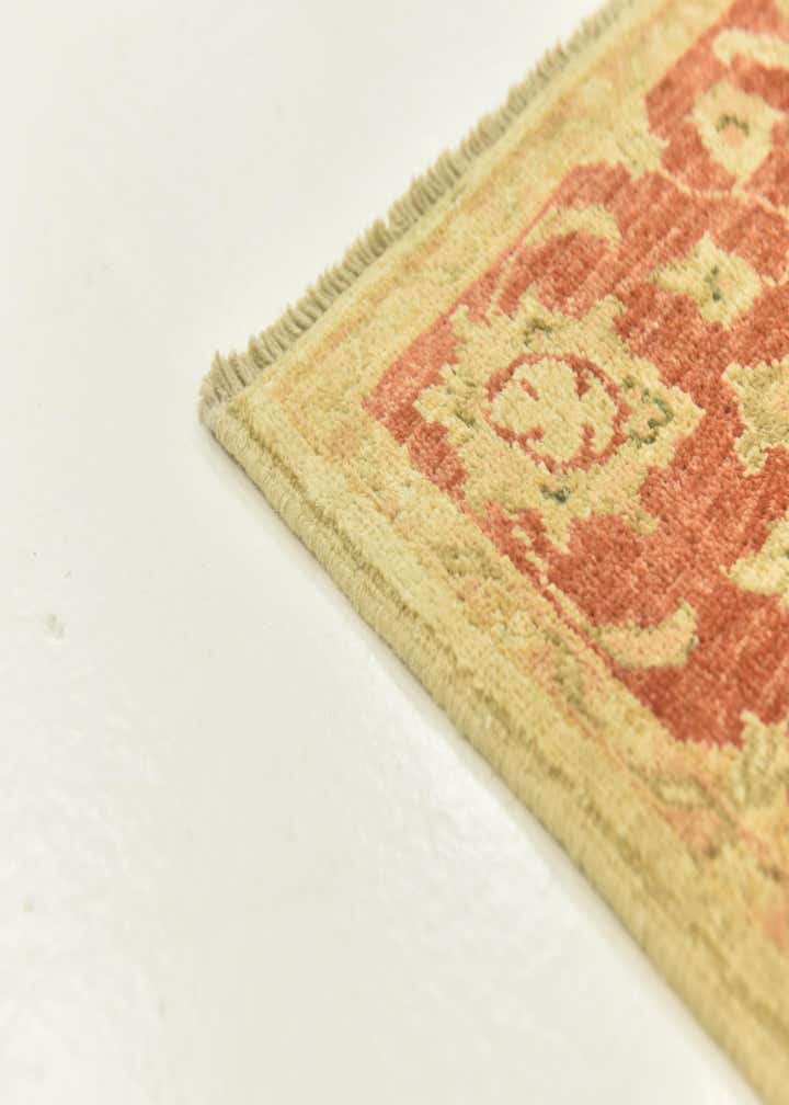 2' 9 x 9' 9 Hand Knotted Peshawar Ziegler Runner Rug