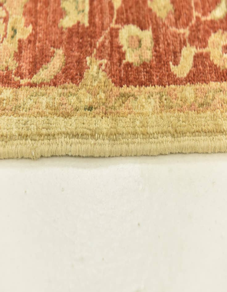 Detail image of 2' 9 x 9' 9  Hand Knotted Peshawar Ziegler Runner Rug