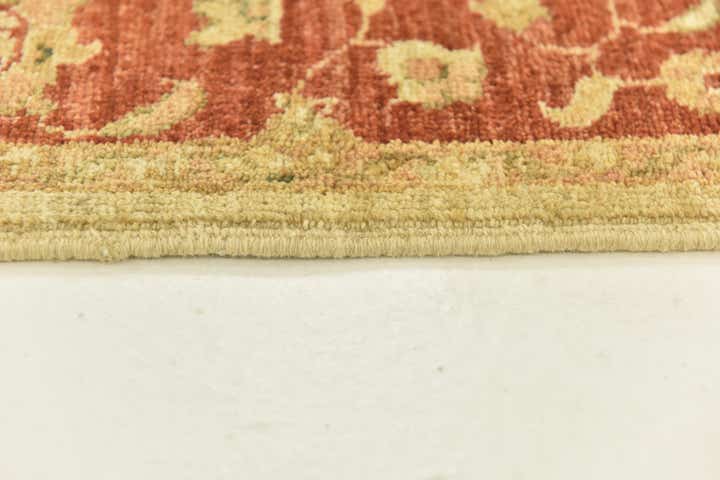 2' 9 x 9' 9 Hand Knotted Peshawar Ziegler Runner Rug