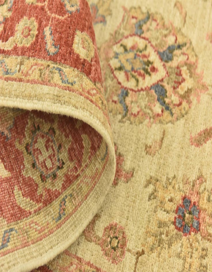 Detail image of 2' 9 x 9' 8  Hand Knotted Peshawar Ziegler Runner Rug