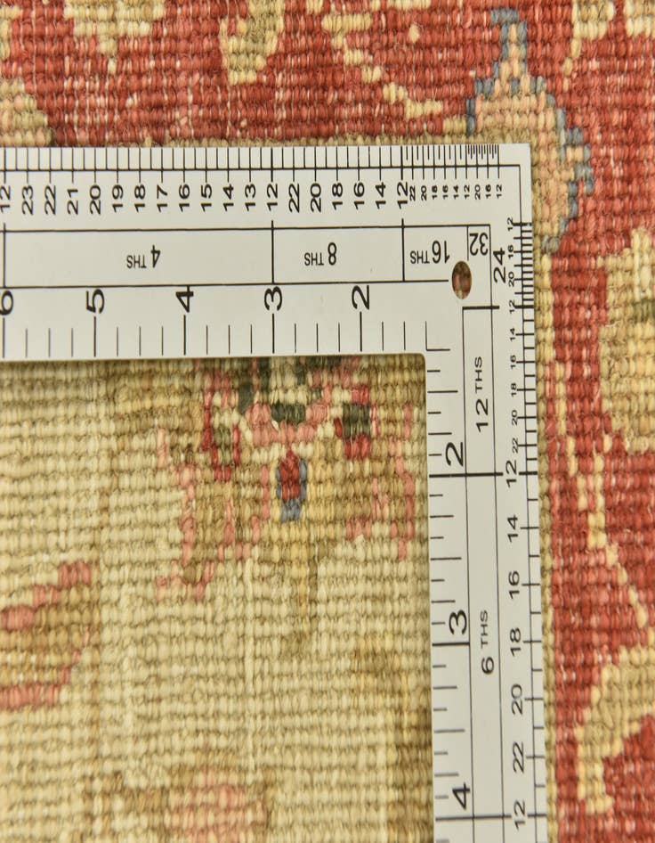 Detail image of 2' 9 x 9' 8  Hand Knotted Peshawar Ziegler Runner Rug