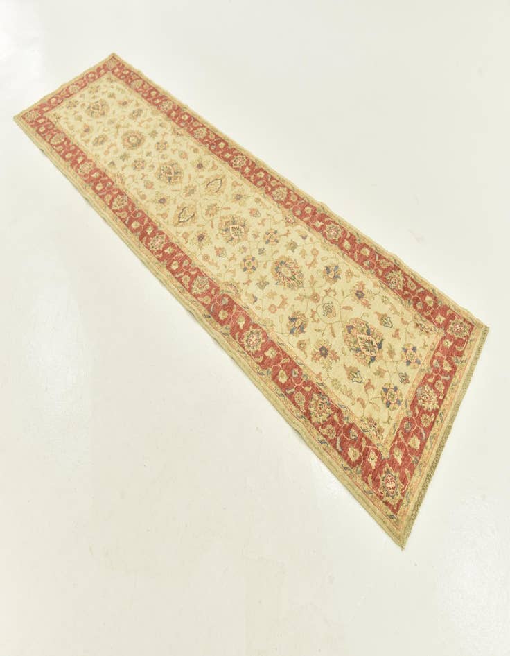 Detail image of 2' 9 x 9' 8  Hand Knotted Peshawar Ziegler Runner Rug