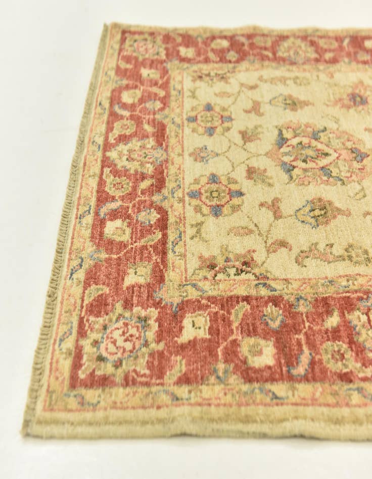 Detail image of 2' 9 x 9' 8  Hand Knotted Peshawar Ziegler Runner Rug