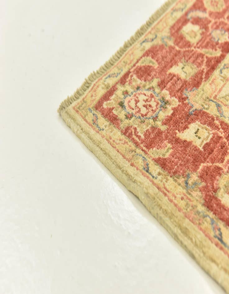 Detail image of 2' 9 x 9' 8  Hand Knotted Peshawar Ziegler Runner Rug
