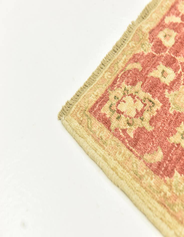 Detail image of 2' 9 x 10'  Hand Knotted Peshawar Ziegler Runner Rug