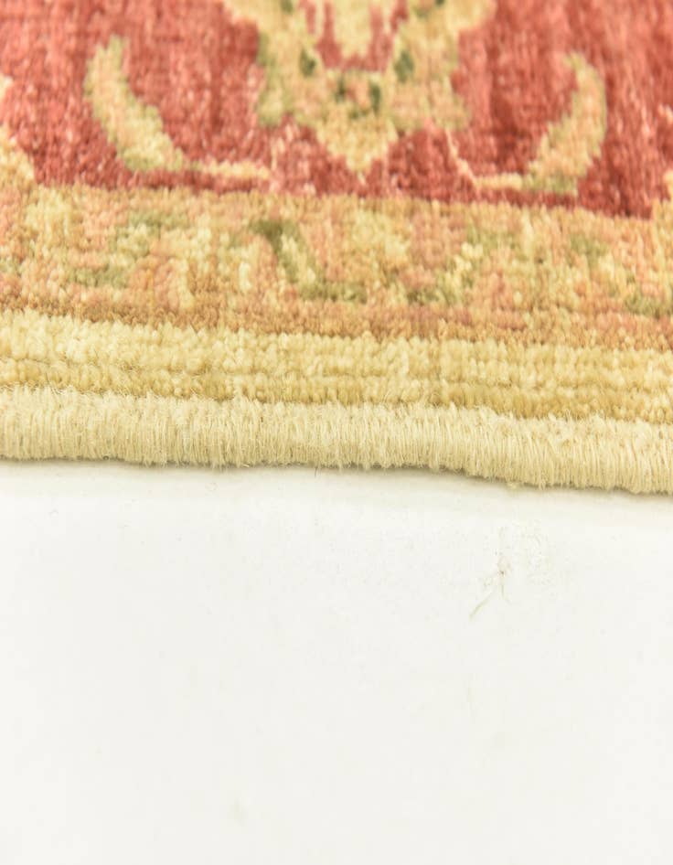 Detail image of 2' 9 x 10'  Hand Knotted Peshawar Ziegler Runner Rug