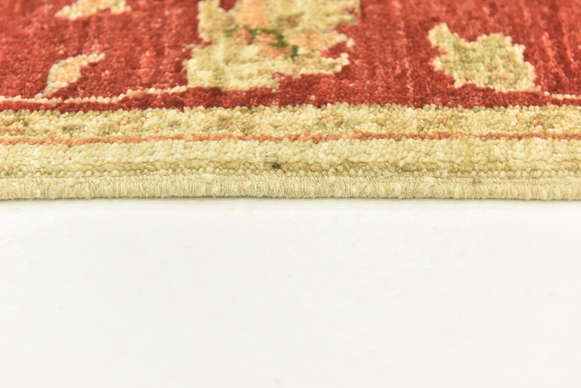 2' 8 x 9' 3 Hand Knotted Peshawar Ziegler Runner Rug