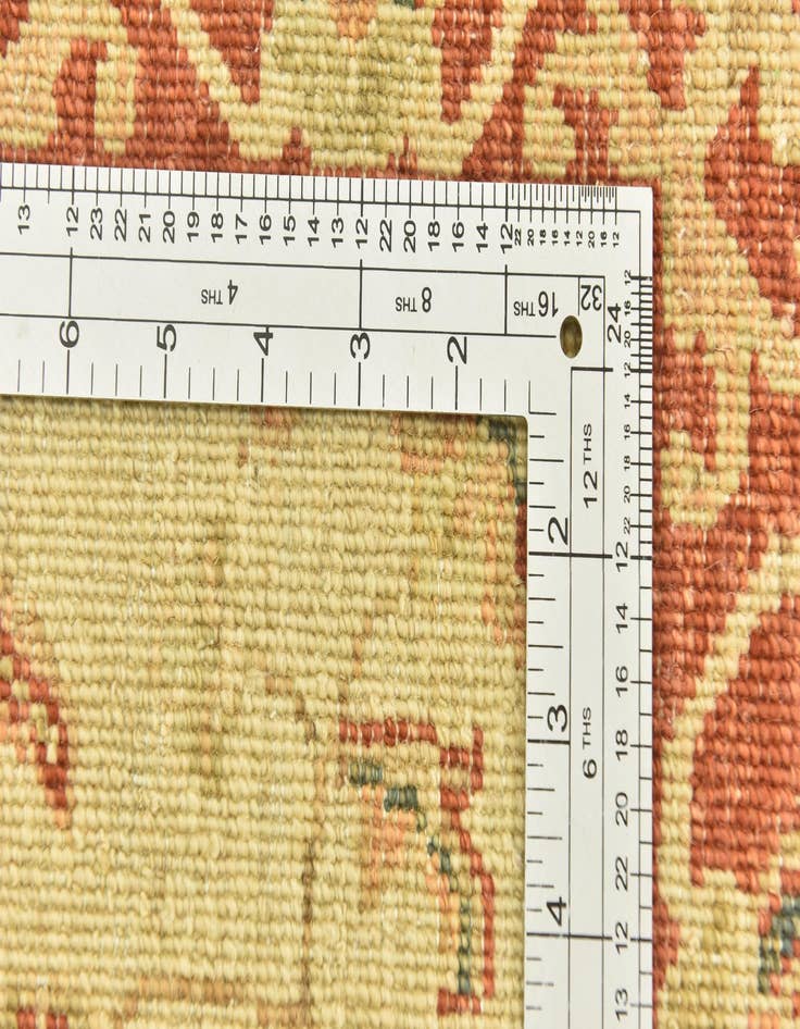 Detail image of 2' 8 x 9' 7  Hand Knotted Peshawar Ziegler Runner Rug