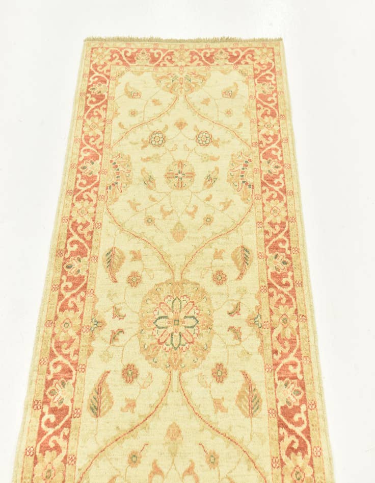 Detail image of 2' 8 x 9' 7  Hand Knotted Peshawar Ziegler Runner Rug