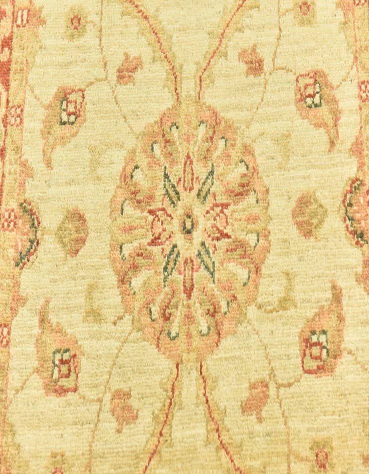Detail image of 2' 8 x 9' 7  Hand Knotted Peshawar Ziegler Runner Rug