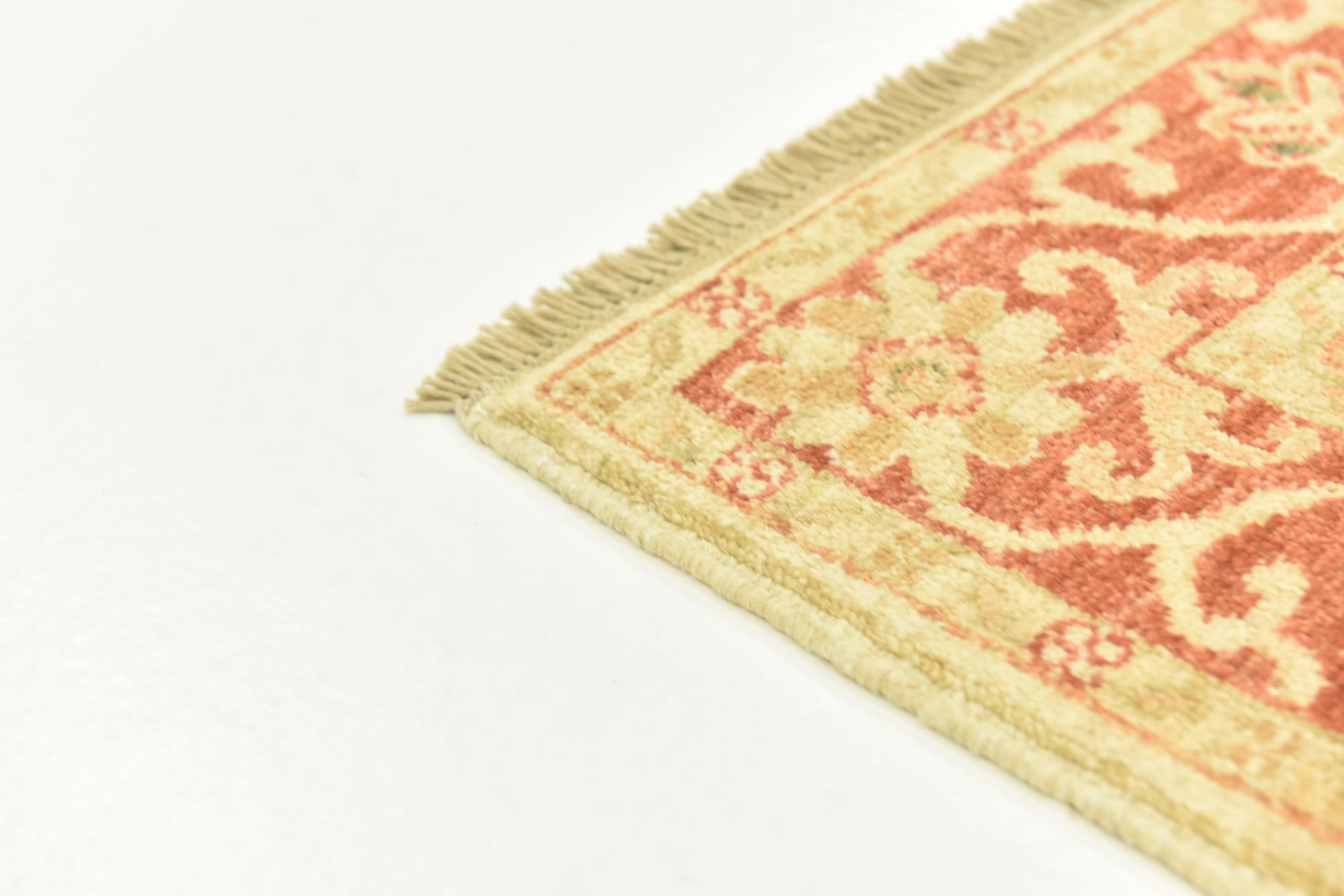 2' 8 x 9' 7 Hand Knotted Peshawar Ziegler Runner Rug