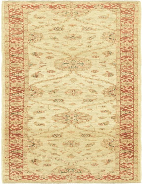 Detail image of 2' 8 x 9' 7 Hand Knotted Peshawar Ziegler Runner Rug