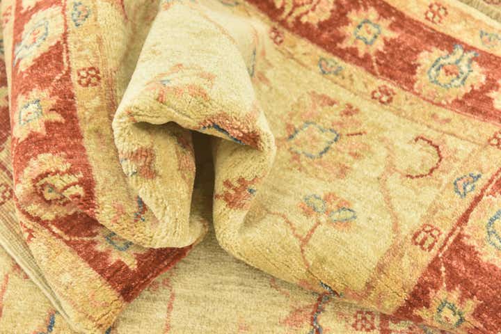 2' 7 x 11' 2 Hand Knotted Peshawar Ziegler Runner Rug