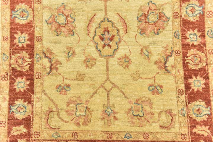 2' 7 x 11' 2 Hand Knotted Peshawar Ziegler Runner Rug