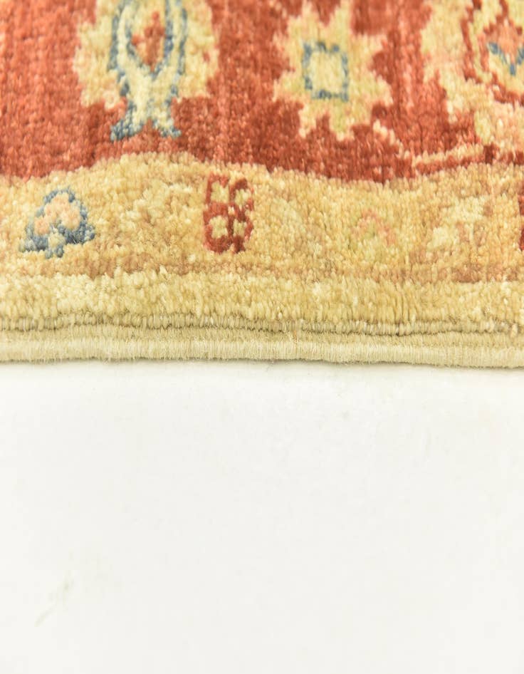 Detail image of 2' 7 x 11' 2  Hand Knotted Peshawar Ziegler Runner Rug
