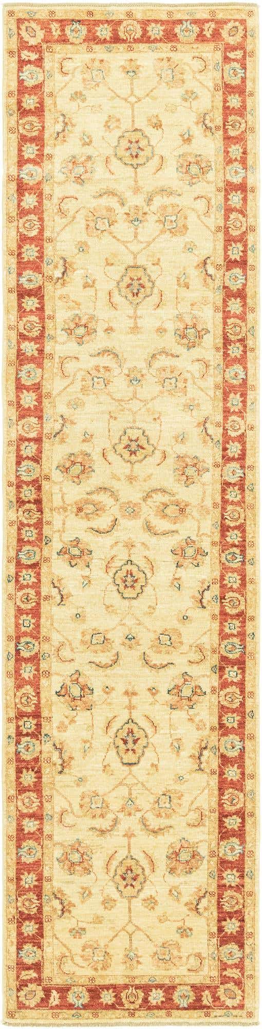 2' 7 x 11' 2 Hand Knotted Peshawar Ziegler Runner Rug