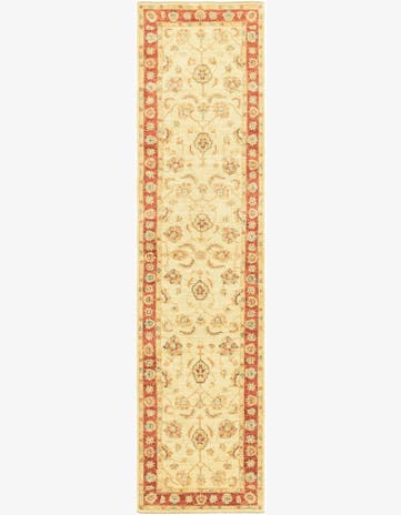 2' 7 x 11' 2 Hand Knotted Peshawar Ziegler Runner Rug