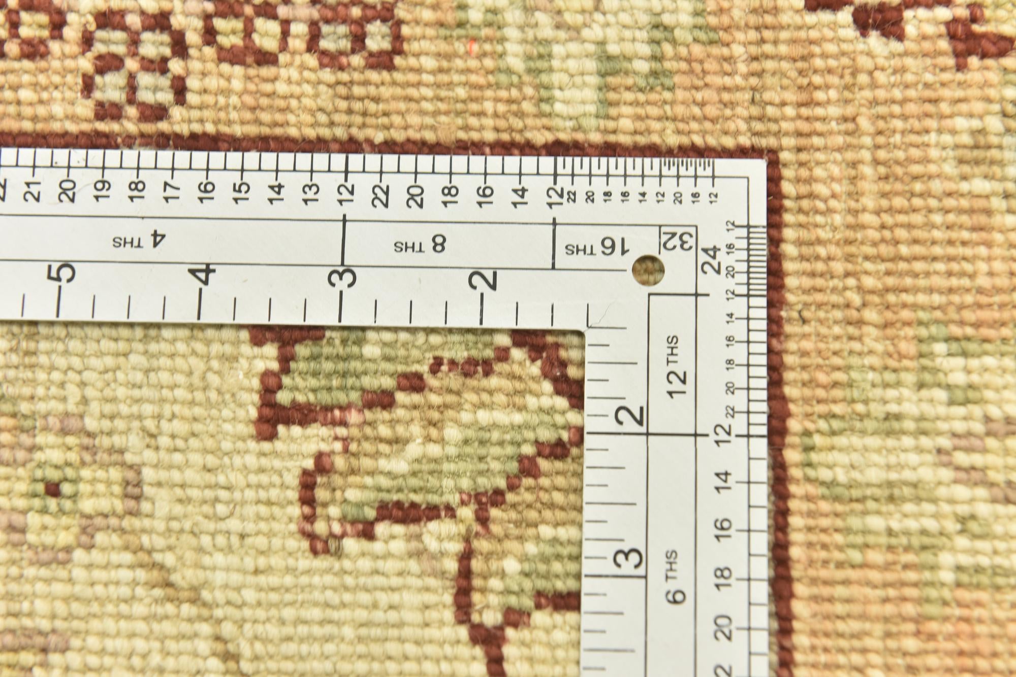 2' 9 x 9' 6 Hand Knotted Peshawar Ziegler Runner Rug