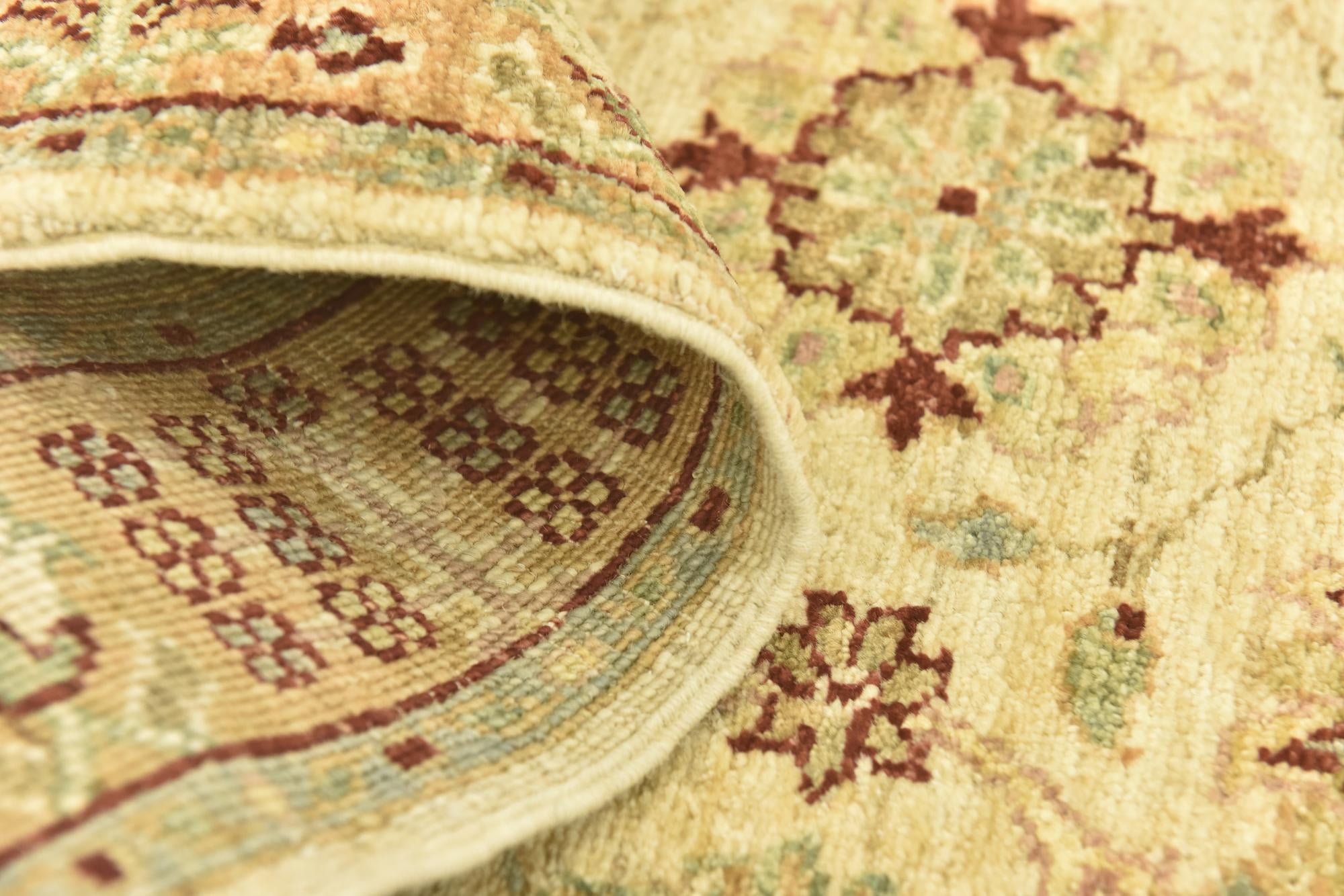 2' 9 x 9' 6 Hand Knotted Peshawar Ziegler Runner Rug