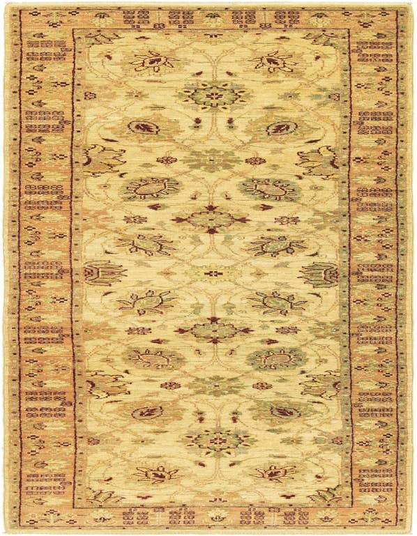 Detail image of 2' 9 x 9' 6 Hand Knotted Peshawar Ziegler Runner Rug