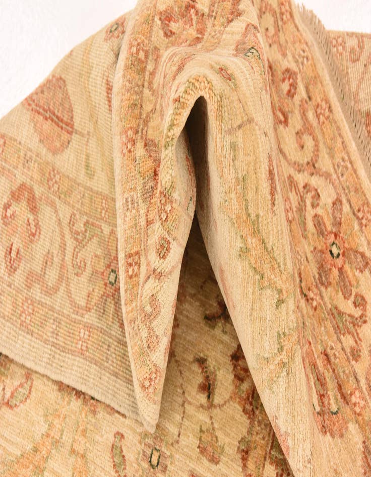 Detail image of 2' 10 x 9' 7  Hand Knotted Peshawar Ziegler Runner Rug