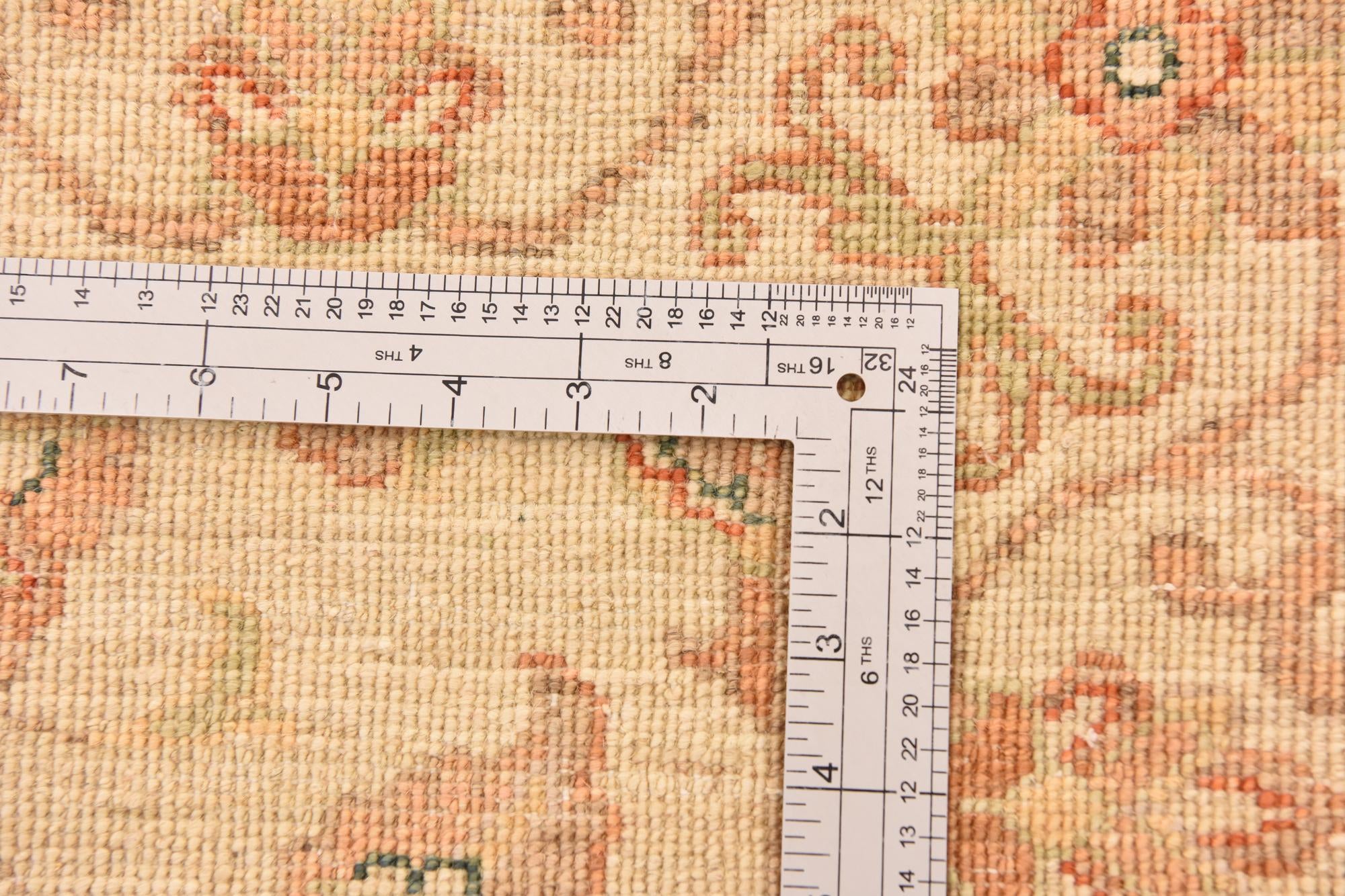 2' 10 x 9' 7 Hand Knotted Peshawar Ziegler Runner Rug