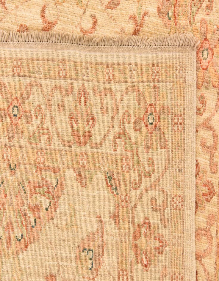 Detail image of 2' 10 x 9' 7  Hand Knotted Peshawar Ziegler Runner Rug