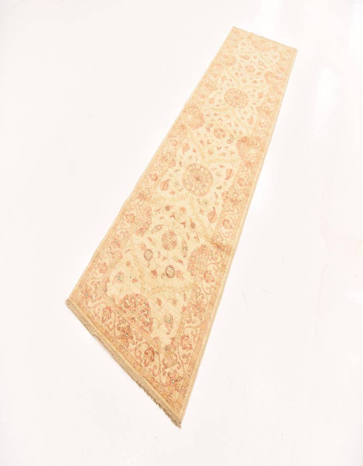 Detail image of 2' 10 x 9' 7  Hand Knotted Peshawar Ziegler Runner Rug