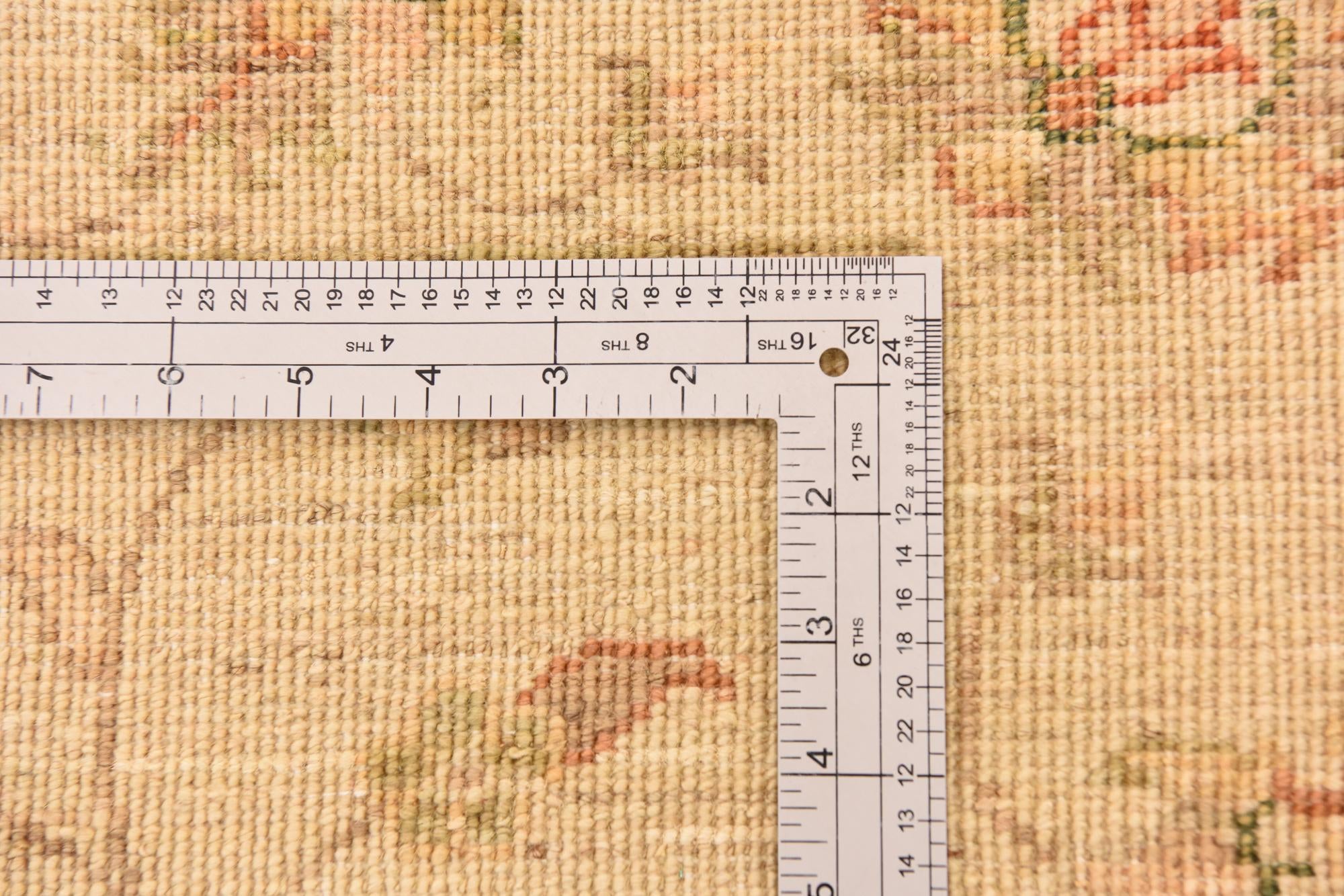 3' x 9' 10 Hand Knotted Peshawar Ziegler Runner Rug