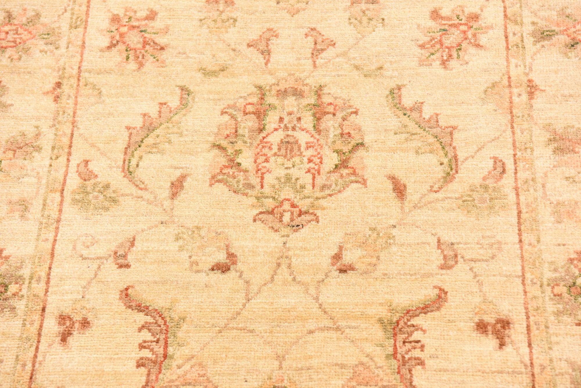 3' x 9' 10 Hand Knotted Peshawar Ziegler Runner Rug
