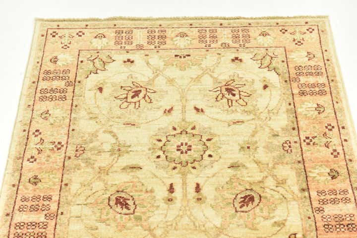 2' 7 x 9' 6 Hand Knotted Peshawar Ziegler Runner Rug