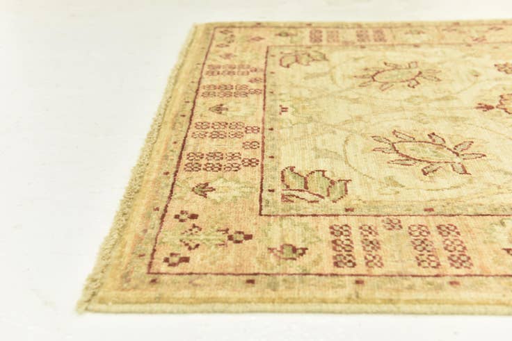Detail image of 2' 7 x 9' 6 Hand Knotted Peshawar Ziegler Runner Rug