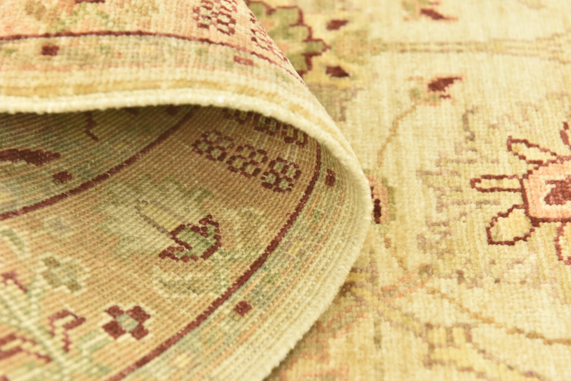 2' 7 x 9' 6 Hand Knotted Peshawar Ziegler Runner Rug