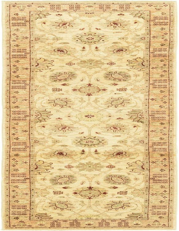 Detail image of 2' 7 x 9' 6 Hand Knotted Peshawar Ziegler Runner Rug
