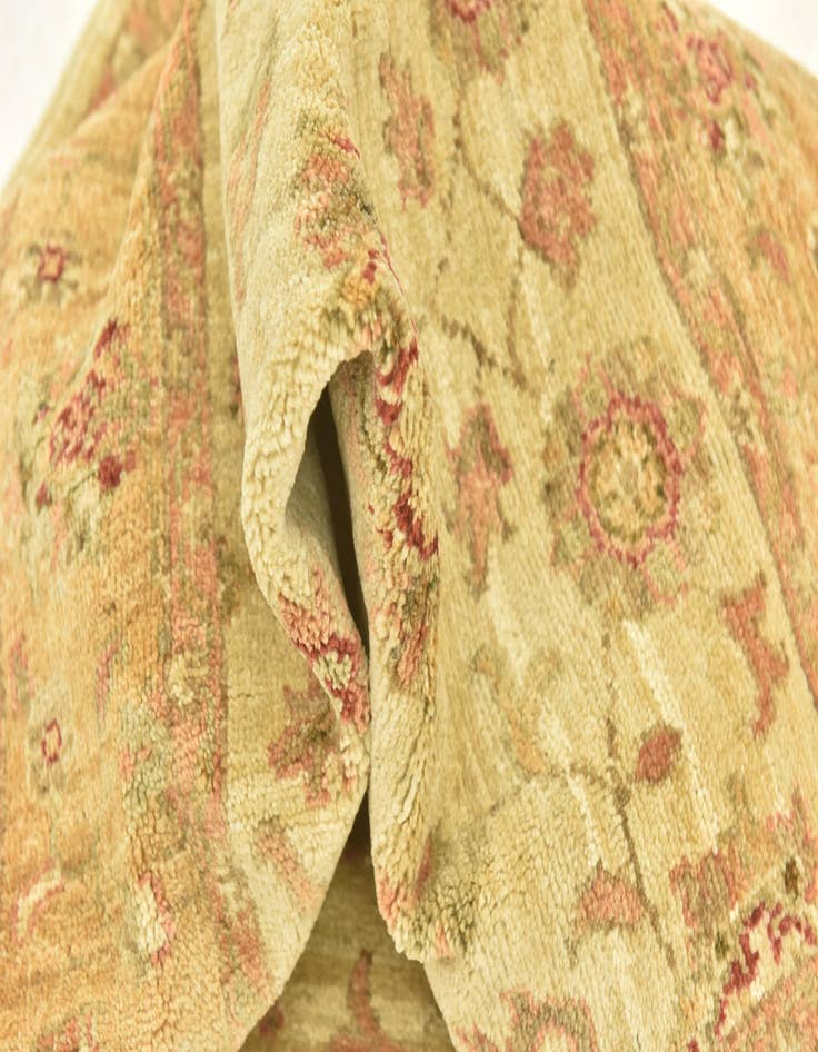 Detail image of 2' 10 x 9' 9  Hand Knotted Peshawar Ziegler Runner Rug