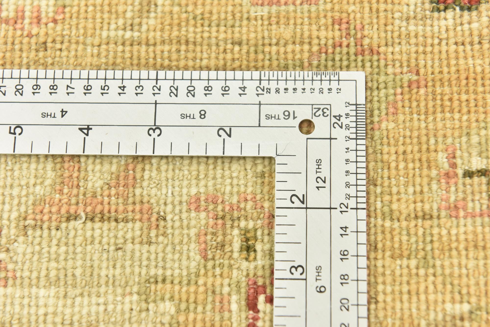 2' 10 x 9' 9 Hand Knotted Peshawar Ziegler Runner Rug