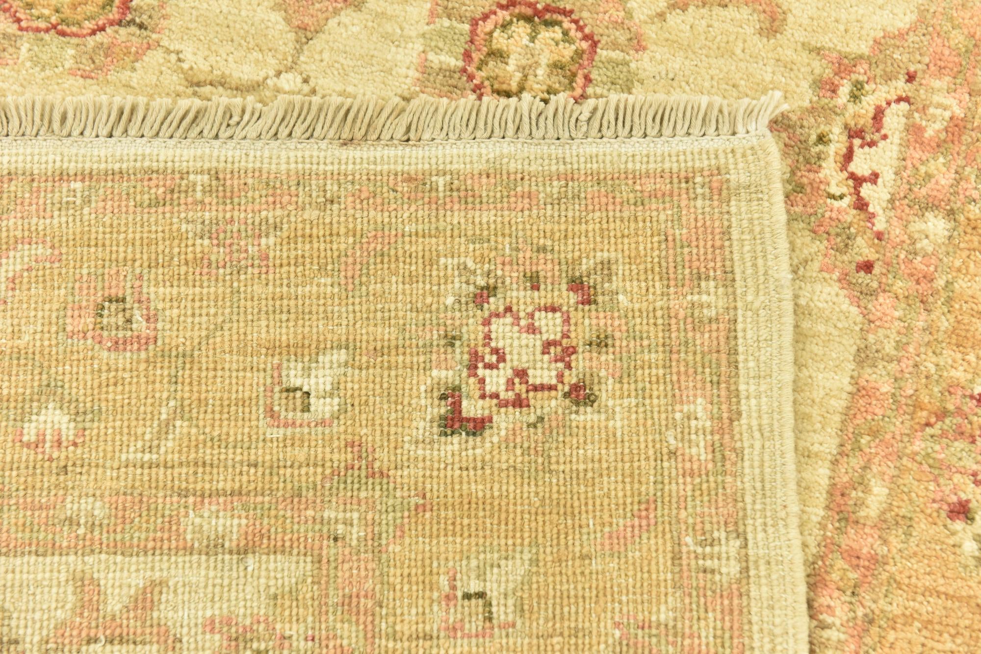 2' 10 x 9' 9 Hand Knotted Peshawar Ziegler Runner Rug
